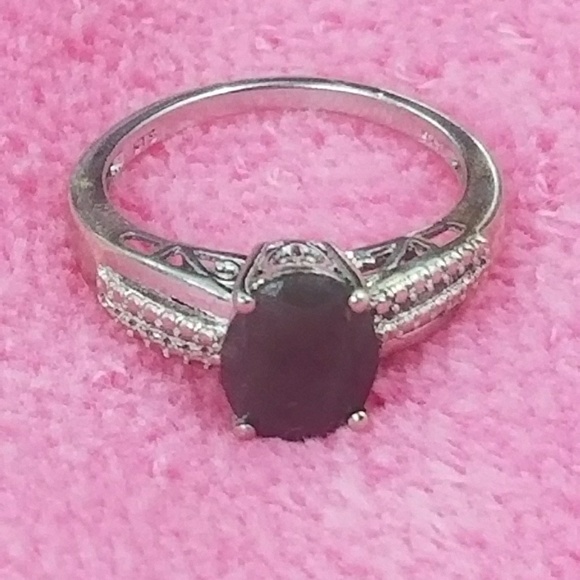 STERLING SILVER 925 WOMEN RING .925  SZ 9 - Picture 3 of 4